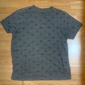 True Religion Grey Graphic T-Shirt M